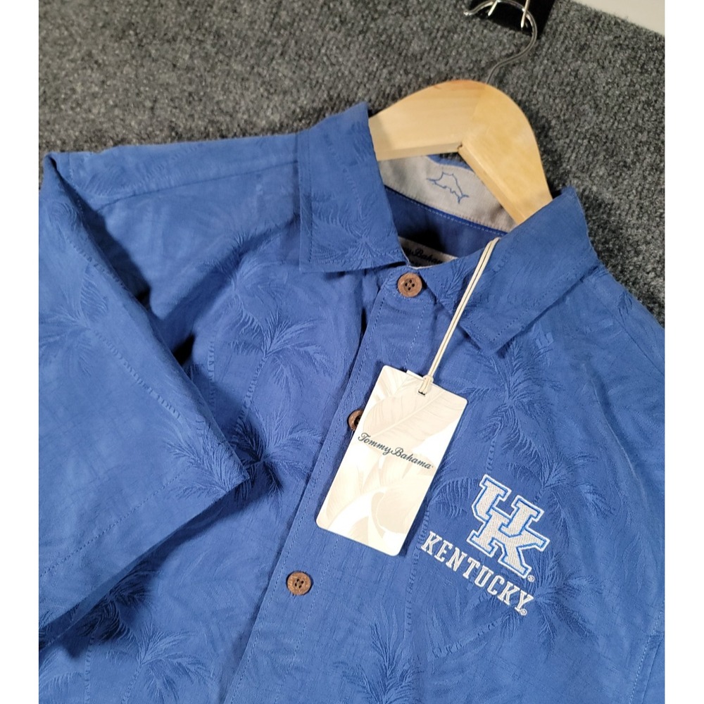 Tommy Bahama University of Kentucky Wildcats Polo Shirt Mens Small Football NWT